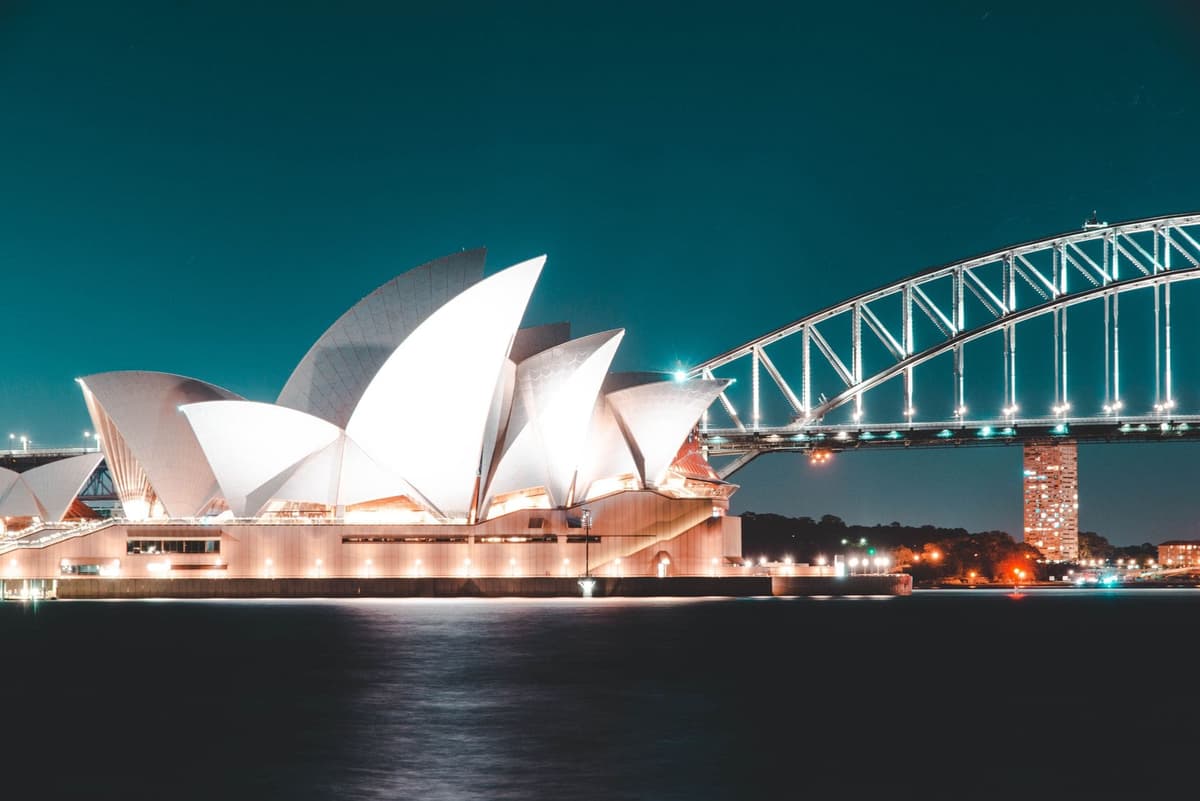 Sydney Opera House at night